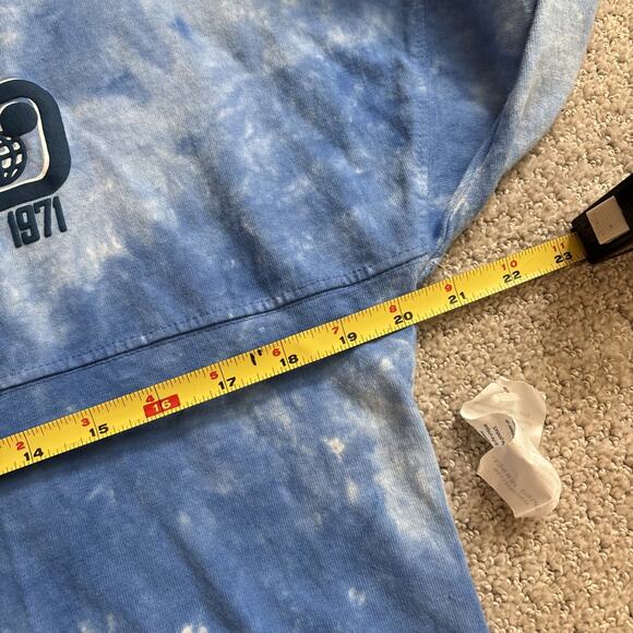 Walt Disney World Stitch Hawaiian Vacation Spirit Jersey Adult Sz XS Blue Shirt - Picture 8 of 10